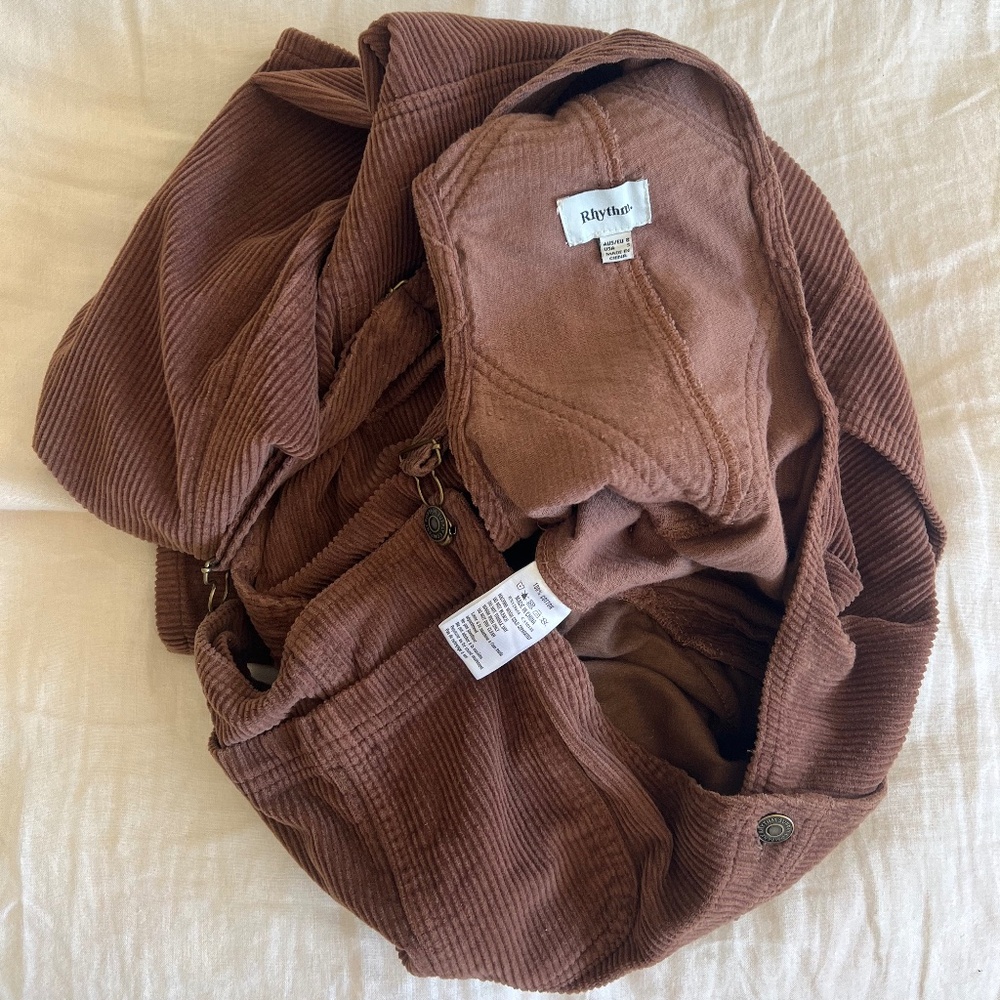 Rhythm Brodie Corduroy Jumpsuit - Brown - Picture 9 of 9